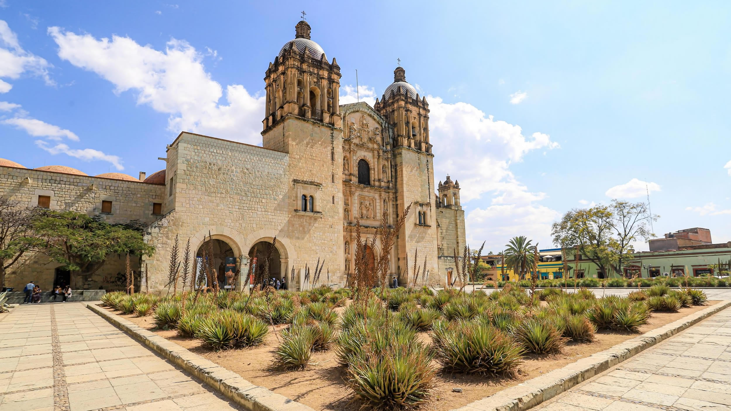 The historic Santo Domingo church in Oaxaca City